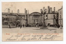 DIEUZE DUSS Moselle CPA 57 portail des salines place de la saline carte animée