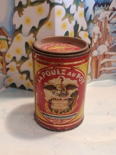 Ancienne boîte poule - , au