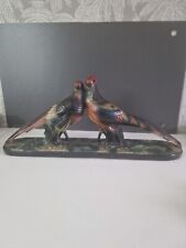 Grande sculpture faisans thème chasse #D9