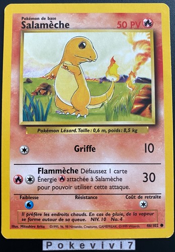 Carte pokemon salameche 102 - pokemon, 46/102
