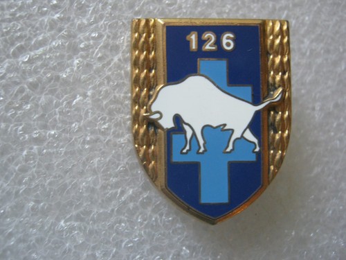 Insigne 126 régiment - du, ri