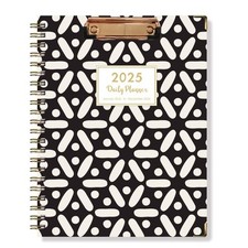 Agenda en spirale avec cahier anglais A4 avec clip de table, style : spot,...