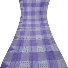 Tissu De Sari En Soie Pure