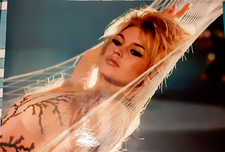 Sublime grande photographie vintage Brigitte Bardot Faite pour Dormir