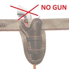 1/6 Battle Gear Toys 494 02 Holster 2 Loops Cuir marron - Western Sideshow