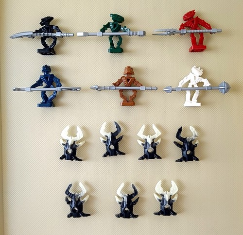 Lego bionicle minifigures - lego,