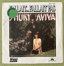 SHUKY et AVIVA Fallait Fallait pas Comme si tu revenais 45 tours Vinyle