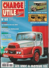 CHARGE UTILE N°60 VITICOLE / TRANS PLUVIAUX / POCLAIN 1000 / DE SIDES / UNIC V8