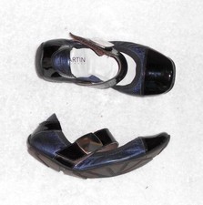 JB MARTIN ballerines cuir bleu