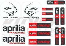 Planche de Stickers moto Aprilia format A4