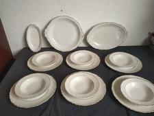 6 assiettes plates + 6 Creuses