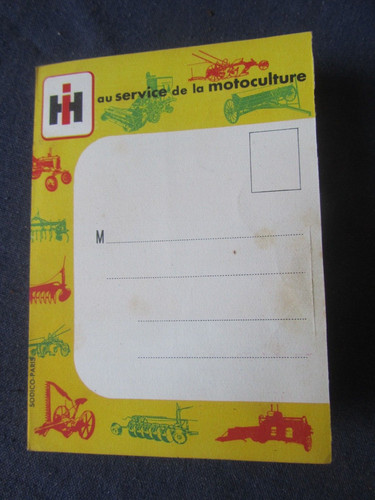 Ancienne brochure cormick - ancienne,