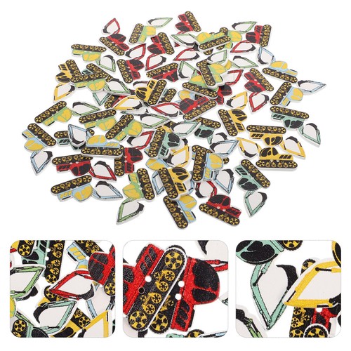 100 pcs boutons - 100, de