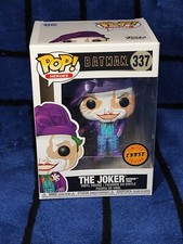 POP  FUNKO  337 THE  JOKER  HEROES Chase BATMAN figurine sticker ch lim édition