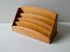 porte courrier, porte lettres en bois, bureau, années 60-70