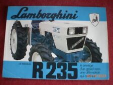 BROCHURE    PUBLICITAIRE   TRACTEUR   LAMBORGHINI  R 235