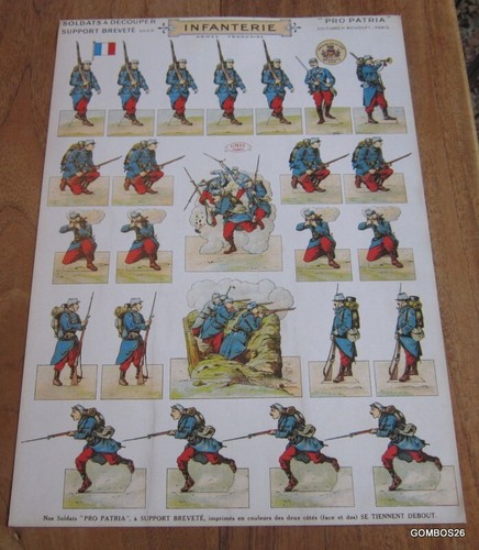 Planche soldats decouper - planche,