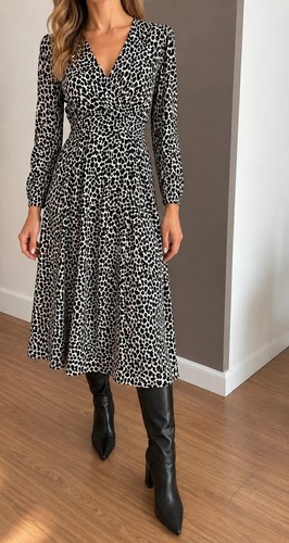 Robe longue mango imprimé - mango,