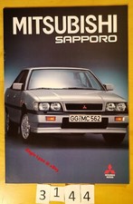 MITSUBISHI SAPPORO Prospectus Allemand 20 pages 11/1987