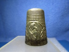 Ancien Dé à Coudre en Argent Massif cœur de Marie ou de Jeannette