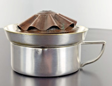 Ancien  Presse Citron, agrume,  en Métal Argenté Poinçonné Style Art  Déco 