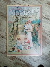 Affiche publicitaire cartonnée Chocolat Suchard / Bernard Carant / éd. vintage