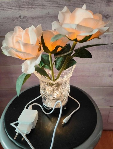 Lampe touch rose - touch, bouquet
