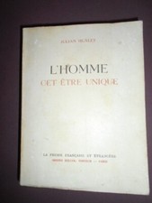 l'homme cet être unique