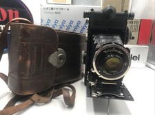 RARE VOIGTLANDER PROMINENT APPAREIL PHOTO 6x9 HÉLIAR 4,5/10,5cm MOMENT 29 ETUIS#