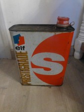 ancien bidon huile ELF S