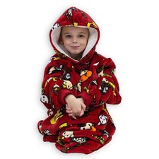 Enfants Harry Potter Wearable Couverture Polaire Très Grand Chaud Poncho Un Size
