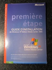 Windows XP Media Center Edition 2005 OEM French - Guide + CD + Clé - RARE