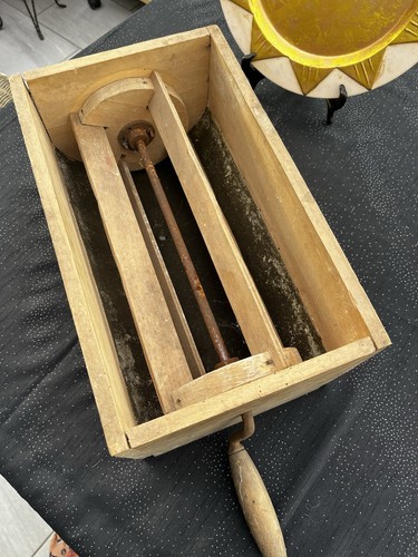 Ancien tamis farine bois - ancien,