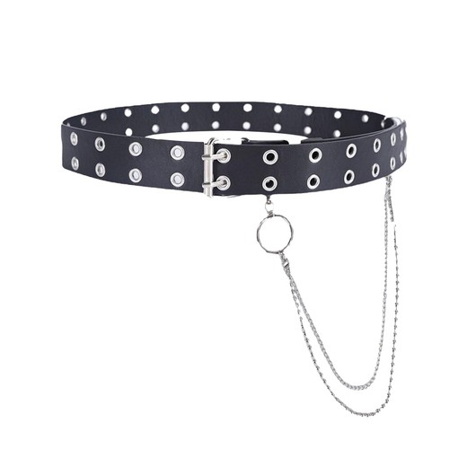 Ceinture punk avec chaîne