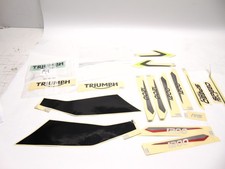 Neuf Véritable Triumph Vitesse Tripple Rs 1200 Autocollant Set Stickers Logos