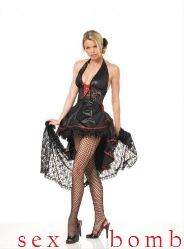 Sexy robe noire costume - sexy,
