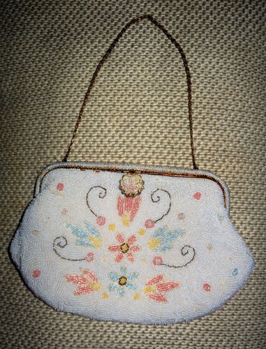 1930s evening beaded purse - 1930s,