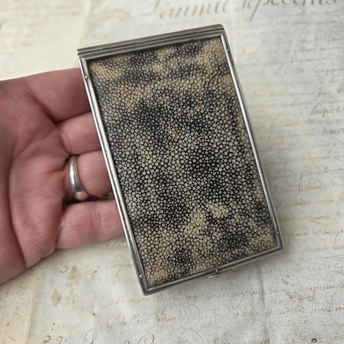 Etui cartes galuchat xixè - galuchat,