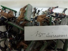 13 chevaux et cavaliers napoléon waterlo 1st cuirassiers Prince August