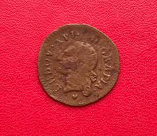 Belle monnaie louis XVI 1/2 SOL ou 1/2 SOU 1785 BB (Strasbourg). Etat B/TB