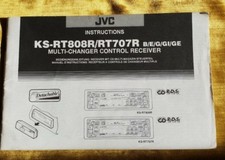 °°  MANUEL D' INSTRUCTIONS AUTO RADIO JVC - KS-RT808R/RT707R - en 3 langues 1996