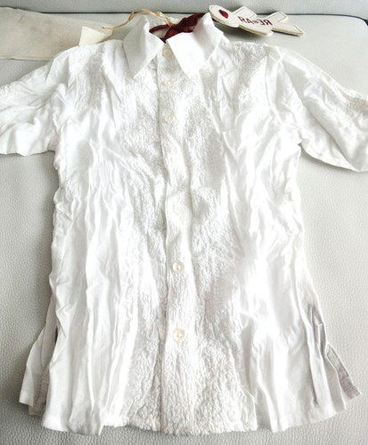 Chemise blanche coton - coton, garçon