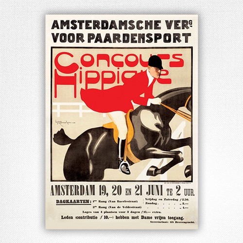 Affiche poster équitation - poster,