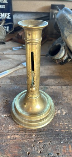 Bougeoir poussoir ancien en - poussoir,