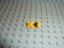 LEGO Star Wars yellow tile ref 3069bpx51 / Set 65153  7153 Jango Fett's Slave