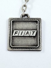 PORTE-CLES - FIAT 1970s Logo Vintage Garages MÉTAL - Uno Tipo Panda 500 Ritmo