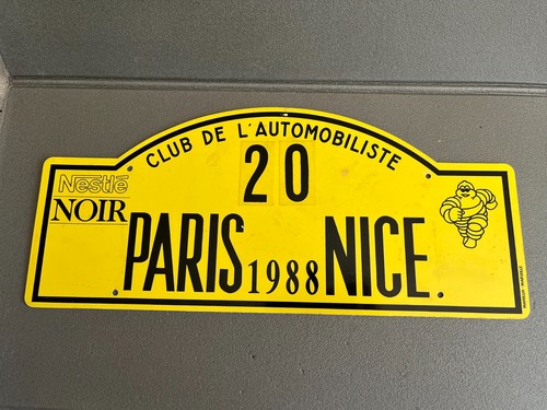 Plaque métal voiture manilux - voiture,