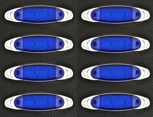 12v bleu côté chrome - 12v,