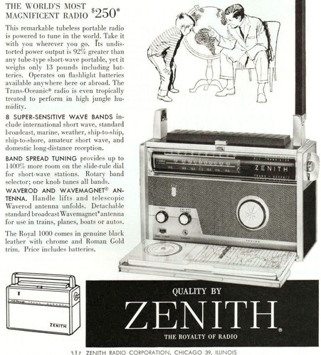 1958 magazine zenith - 1958, ~zenith