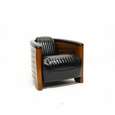 Fauteuil 'Pierre' Noir Art